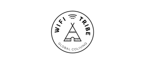 WiFi Tribe logo, the digital nomad community where Riley is Fitness Chapter Leader